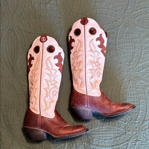 Tony Lama high top cowboy boots
